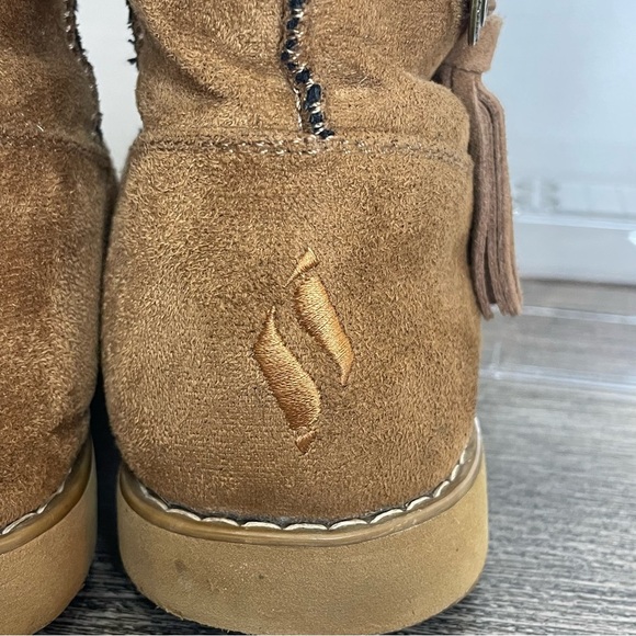 Sketchers Keepsakes Tribute Fur Fringe Comfort Women's ankle Boots Sz.8.5. Used. - Picture 6 of 11